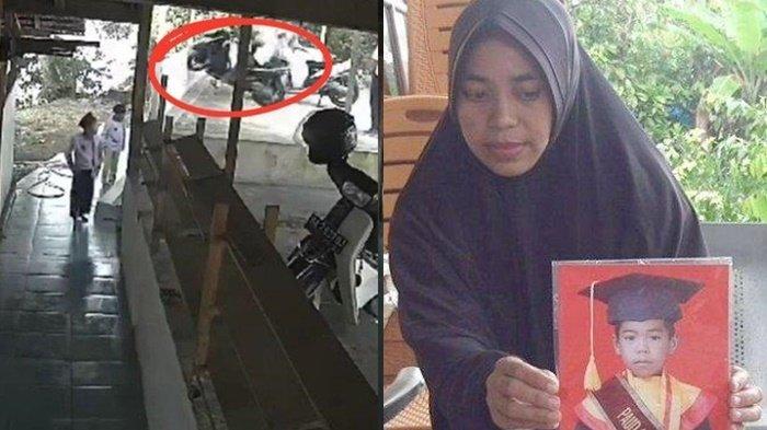 pihak keluarga Gian seorang bocah 8 tahun saat ambil air wudu kini mencabut laporan ke polisi untuk membebaskan pelaku beserta motornya, sudah ikhlas