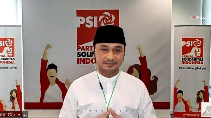 Plt Ketua Umum Partai Solidaritas Indonesia Giring Ganesha.
