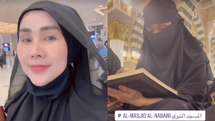 Potret Isa Zega umrah