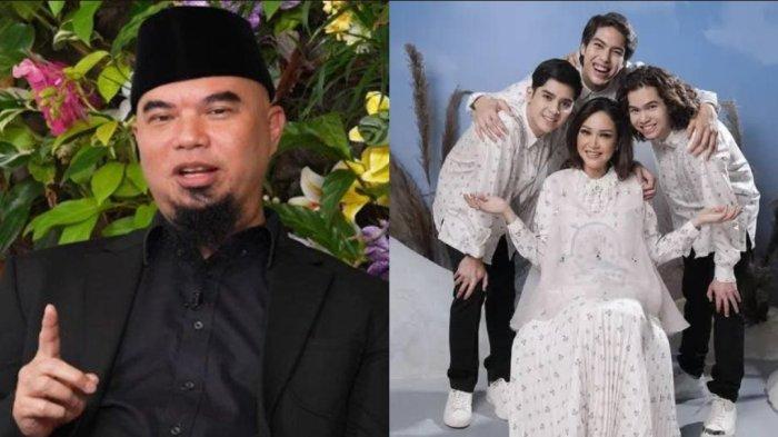 POLEMIK DHANI DAN MAIA- (KIRI) Ahmad Dhani di podcast Denny Sumargo, Kamis (10/7/2025), (Kanan) Al dan Maia Estianty. putra Maia Estianty dan Ahmad Dhani keberatan dengan sikap ayahnya kembali mengungkit kembali masalahnya dengan bundanya, berharap damai tanpa ribut