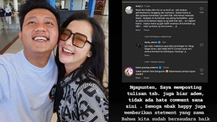 Reaksi ibu Happy Asmara komentari unggahan Denny Caknan.