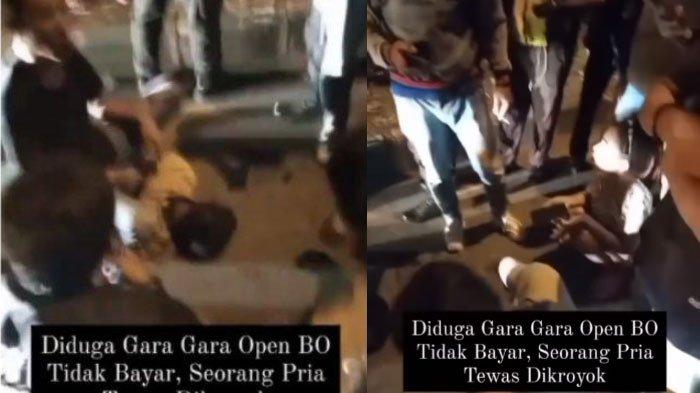 remaja berinisial R (28) yang tewas dikeroyok karena diduga tak mau bayar usai open BO di Bekasi