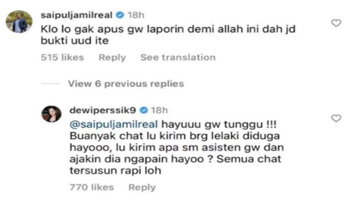 Saipul Jamil ancam laporkan Dewi Perssik kepolisi