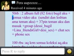 Undangan Seks Via BBM Sasar Pelajar Palembang - Halaman all ...