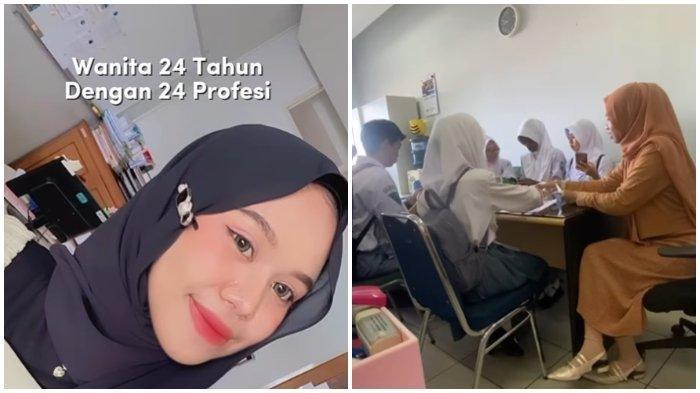 WANITA 24 PROFESI - Tangkap layar akun Instagram @itssitisarah pada Rabu (28/5/2025), memperlihatkan seorang perempuan yang memiliki 24 profesi sekaligus, viral di media sosial. Berikut sosok Siti Sarah, wanita di Kota Bogor, Jawa Barat.