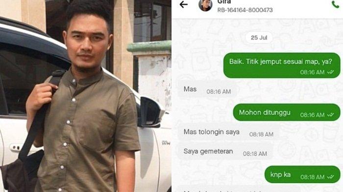 Achmad, driver ojol yang bantu penumpangnya kabur dari penipuan lowongan kerja.