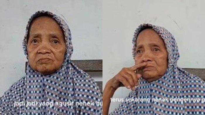 tangis Nenek Eni diusir cucu dan menantu saat tiduran