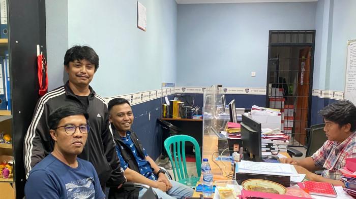 tribun batam lapor polisi kasus teror orderan fiktif