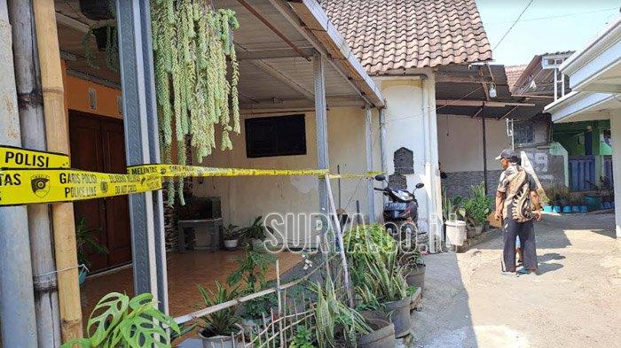 Kondisi rumah korban dugaan perampokan disertai pembunuhan di Desa Saptorenggo, Kecamatan Pakis, Kabupaten Malang, Rabu (17/7/2024)