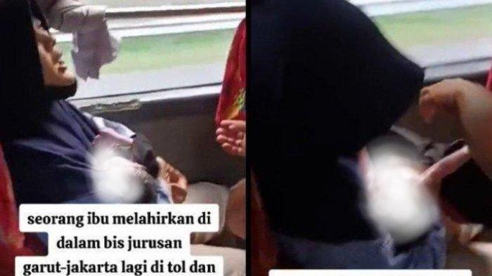 Ibu melahirkan di bus