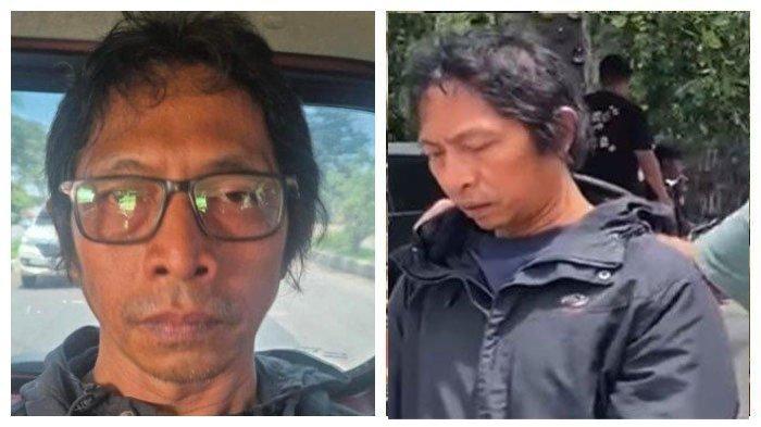 Kolase foto Nanang Gimbal. Ini Alasan Sepele Ia Tega Bunuh Sandy Permana Aktor 'Mak Lampir', Dipicu Sikap Korban.