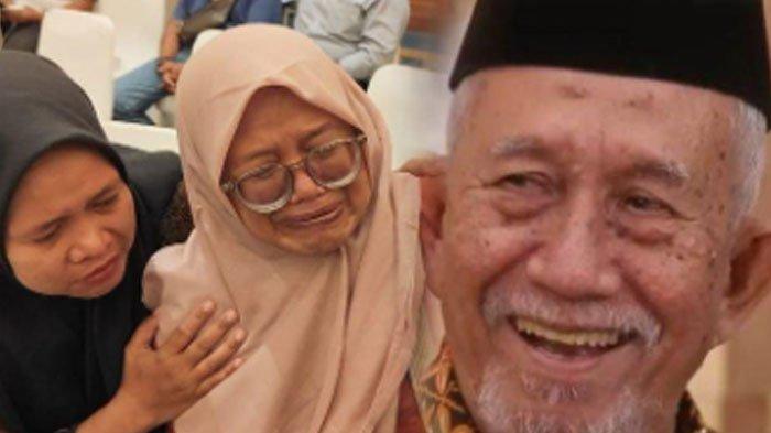 Aminah, keluarga terpidana kasus Vina Cirebon yang melaporkan RT Pasren ke Bareskrim.