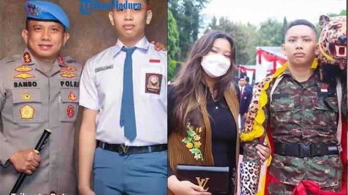 Kolase foto Anak Ferdy Sambo yang viral Lolos Masuk Akpol. Benarkah Berkat Kongkalikong Proses Seleksi? Ini Kata Ketua LPAI Banten.