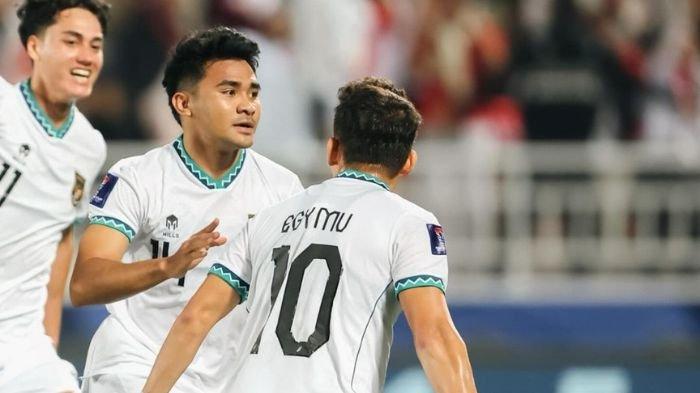 Asnawi Mangkualam saat merayakan gol di laga Timnas Indonesia vs Vietnam di Piala Asia 2023