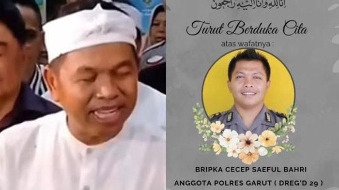 NASIB -  Bripka Cecep Saeful Bahri (39), polisi yang tewas saat amankan syukuran pernikahan anak Dedi Mulyadi dan anak Kapolda Metro. Sudah diusulkan kenaikan pangkat.