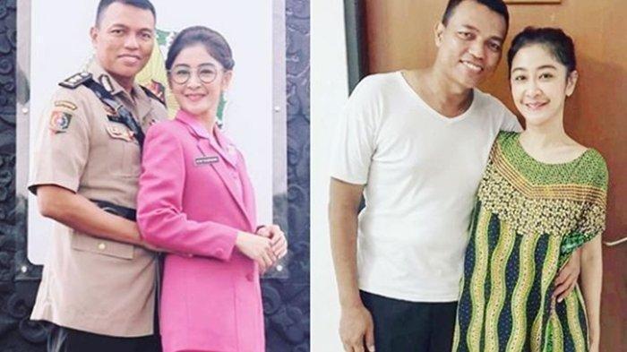 kolase foto Uut Permatasari dan suaminya, Tri Goffarudin Pulungan. Simak biodatanya.