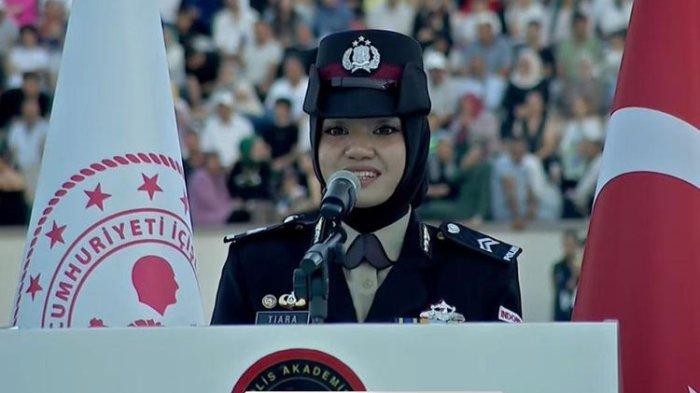 Briptu Tiara Nissa, Polwan Asal Pasuruan yang Jadi Lulusan Berprestasi.