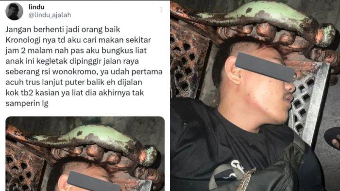 Seorang nakes temukan pria tak sadarkan diri dekat RSI Wonokromo Surabaya, Kamis (19/10/2023), hingga kisahnya viral di medsos.