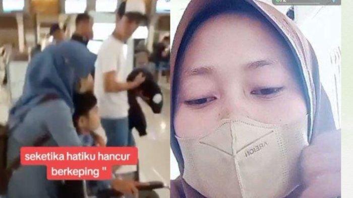 TKW Karawang, Siti Aisah, mengantar Sha Wang pulang ke Taiwan