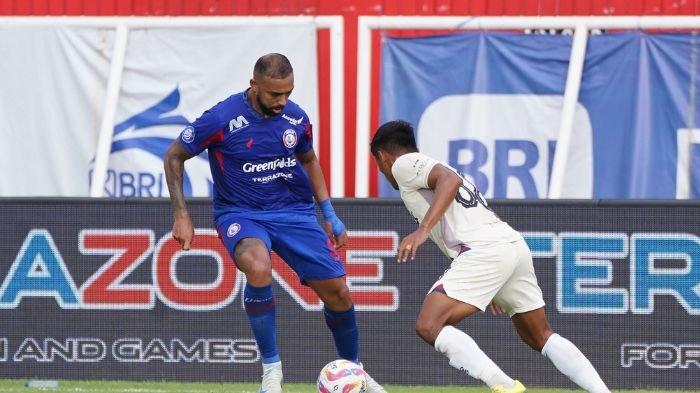 Dalberto di laga Arema FC vs Persita Tangerang