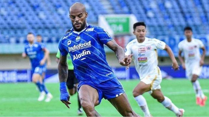 David Da Silva saat memperkuat Persib Bandung di Liga 1 2023/2024, pemain asal Brasil itu kini jadi pencetak gol terbanyak di Maung Bandung