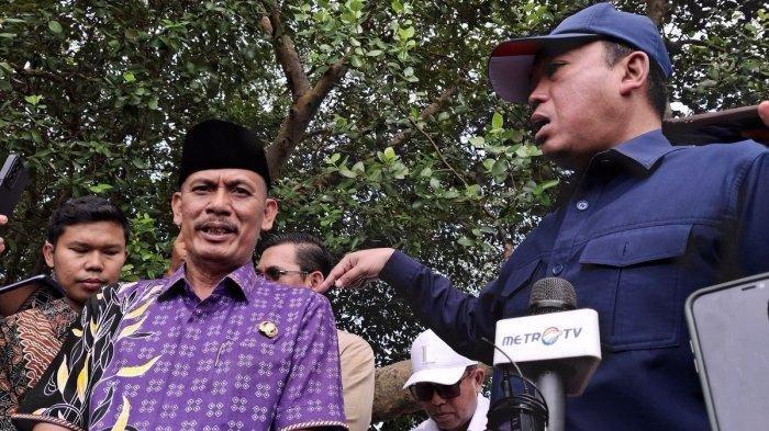 Kades Kohod (kiri) dan Nusron Wahid (kanan). Debat Sengit dengan Kades Kohod Soal Pagar Laut Tangerang, Inilah Rekam Jejak Nusron Wahid.