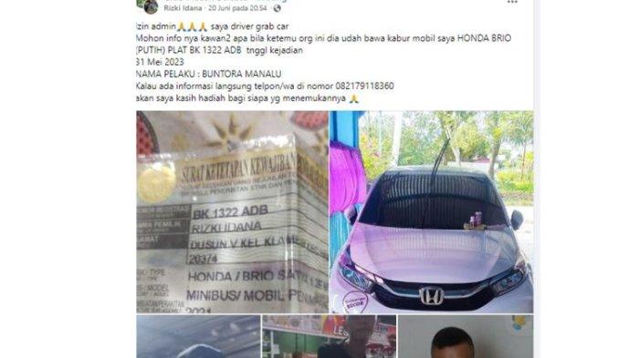 Driver taksi online lapor ke Presiden Jokowi (Facebook)