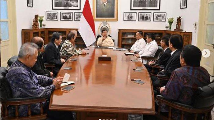 AGUAN TEMUI PRABOWO - Presidne Prabowo Subianto menemui sejumlah Taipan termasuk Aguan di Istana Negara, Kamis (6/3/2025).