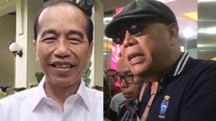 SAKIT - Eggy Sudjana (kanan), pelapor tudingan ijazah palsu Jokowi kini sakit kanker usus. Padahal sudah dilaporkan balik Jokowi ke Polda Metro Jaya.
