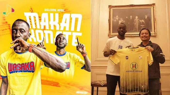 Makan Konate saat berseragam Barito Putera