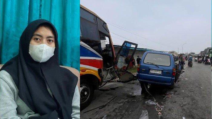 KORBAN KECELAKAAN GRESIK - (kiri) Tasya, kekasih Aqib Korban Kecelakaan Rombongan Umroh Vs Bus di Gresik. Terkuak fakta pilu tentang Aqib, ternyata mau menikah.