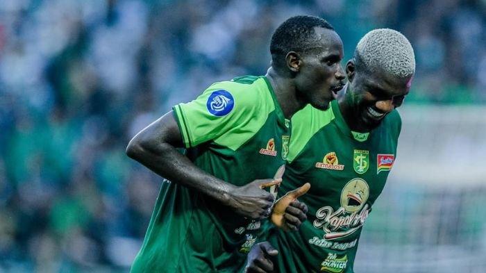 Flavio Silva di Laga Persebaya Surabaya vs Arema FC