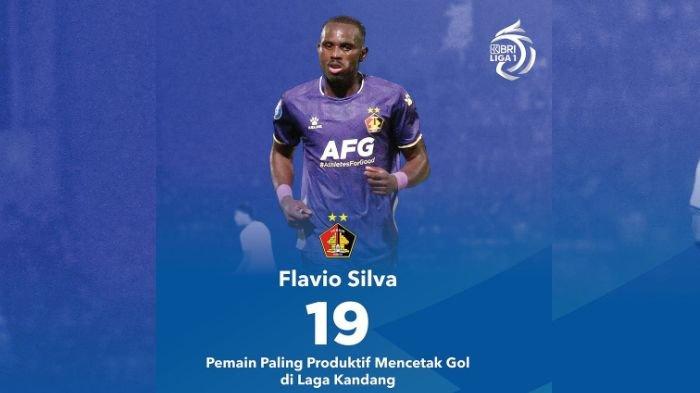 Flavio Silva menjadi pencetak gol terbanyak di kandang pada gelaran Liga 1 2023/2024