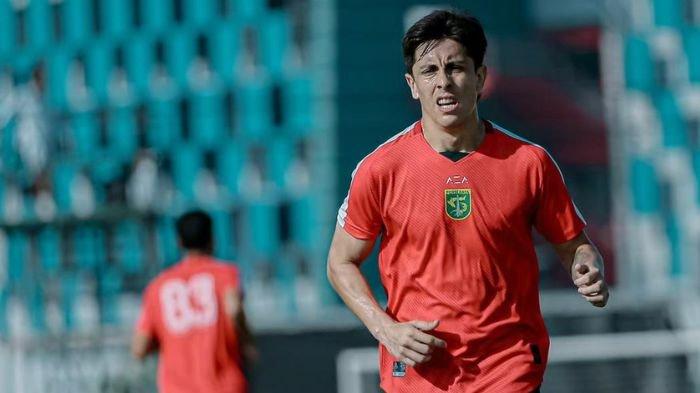 Pemain asing Persebaya Surabaya, Francisco Rivera berlatih bersama Bajul Ijo.