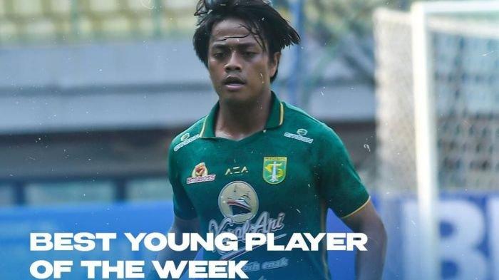 Gelandang Persebaya Surabaya Andre Oktaviansyah jadi pemain muda terbaik Liga 1 2023/2024 pekan ke-8