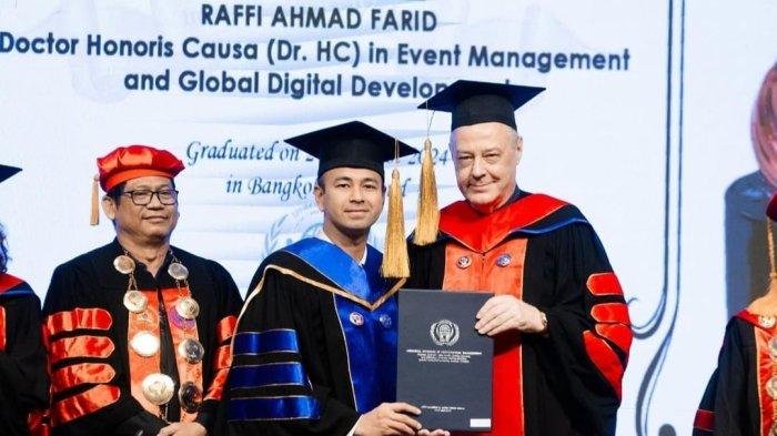 Gelar Honoris Causa Raffi Ahmad dari UIPM Thailand