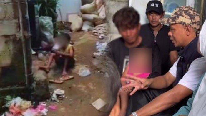 Gibran bocah kelaparan yang viral saat meminta makan ke ibunya, tapi malah diberi garam di Bojonggede, Kabupaten Bogor.