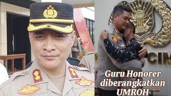 AKBP Tri Suhartanto (kiri), Kapolres Cimahi yang Bantu Pak Alvi Guru Honorer Nyambi Pemulung. Segini harta kekayaannya.