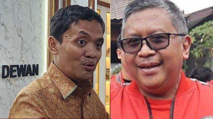 Habiburokhman dan Hasto Kristiyanto. Hasto Kristiyanto Kena Sentil Balik Habiburokhman Imbas Sebut PDIP Khilaf Calonkan Gibran.