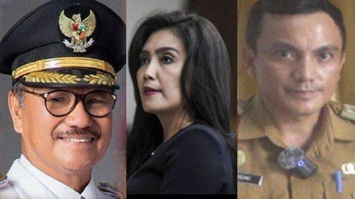 Bupati Konawe Selatan, Rieke Diah Pitaloka dan Sudarsono Camat Baito. Inilah Imbas Bupati Konsel Tarik Sudarsono dari Camat Baito di Kasus Guru Supriyani.