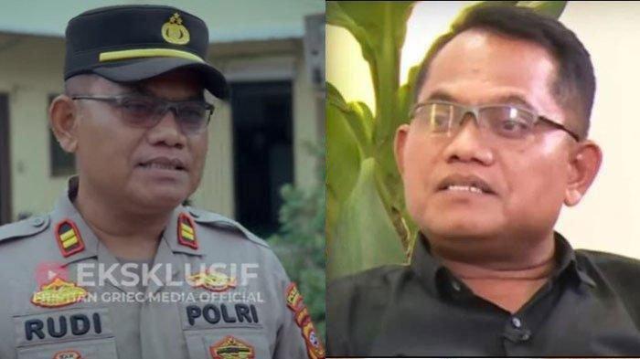 Kolase foto Iptu Rudiana. Iptu Rudiana Akhirnya Muncul Usai Disinggung di Sidang PK Terpidana Kasus Vina Cirebon, Malah Bilang Begini.