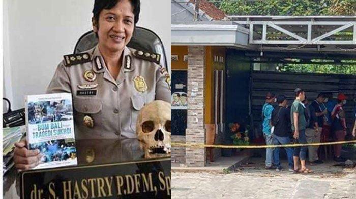 Dokter Sumy Hastry Purwanti (kiri) dan TKP Pembunuhan ibu dan anak di Subang. Simak Sederet Fakta Penjelasan Dokter Hastry Soal Pembunuh Tuti Suhartini dan Amel di update Kasus Subang terkini.