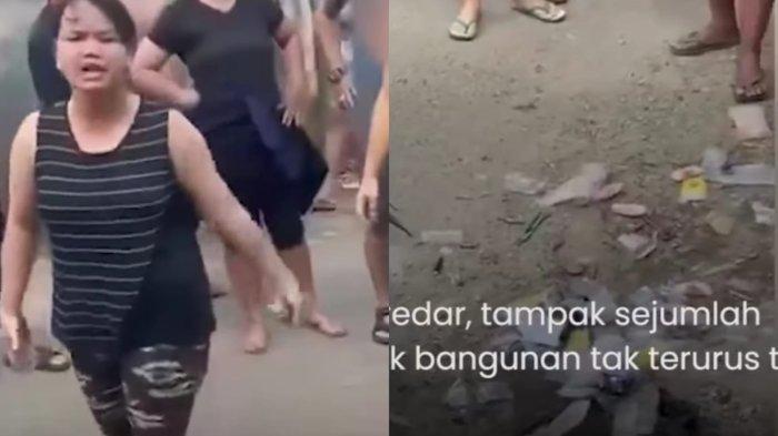 Gerombolan emak-emak nekat gerebek rumah diduga basecamp narkoba di Jambi.