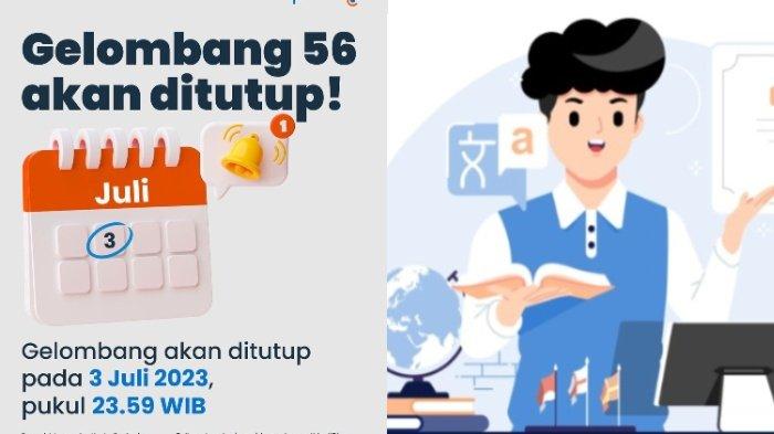 Kartu Prakerja Gelombng 65 ditutup, ini tahapan selanjutnya