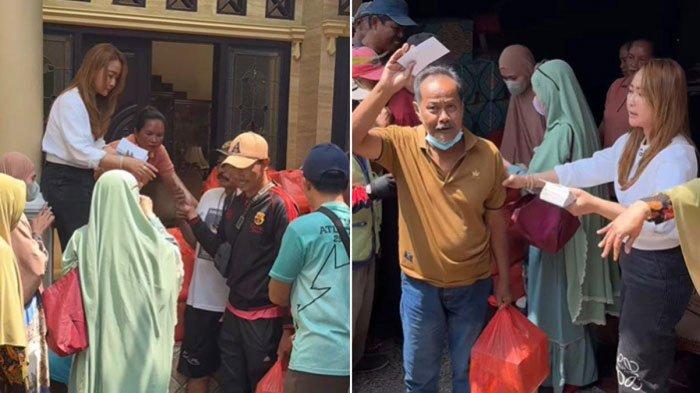 Momen Inul Daratista Bagi-bagi THR dan Hampers ke Warga Sekitar. Simak harta kekayaannya.