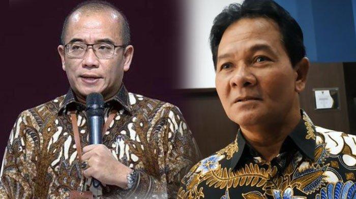 Ketua DKPP Heddy Lugito yang sanksi peringatan keras Ketua KPU Hasyim Asy'ari karena menerima pendaftaran Gibran Rakabuming Raka menjadi calon wakil presiden (cawapres).