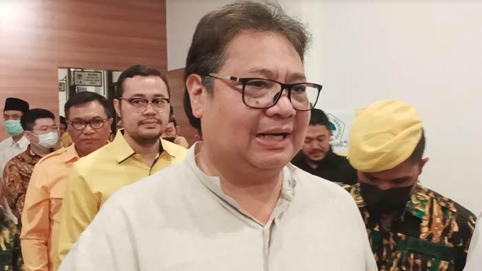 Ketua Umum Golkar Airlangga Hartarto saat menghadiri kegiatan di Kantor Golkar Jatim, beberapa waktu lalu.