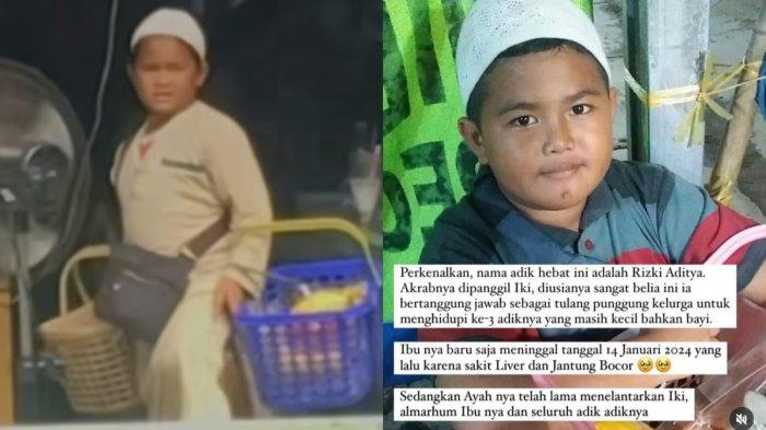 Rizky Aditya harus berjuang seorang diri menghidupi ketiga adiknya setelah sang ibu meninggal dunia dan ayahnya minggat dari rumah.