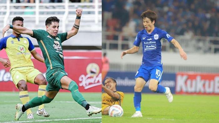 Kolase Bruno Moreira dan Taisei Marukawa, Keduanya bakal adu tajam di laga PSIS Semarang vs Persebaya Surabaya