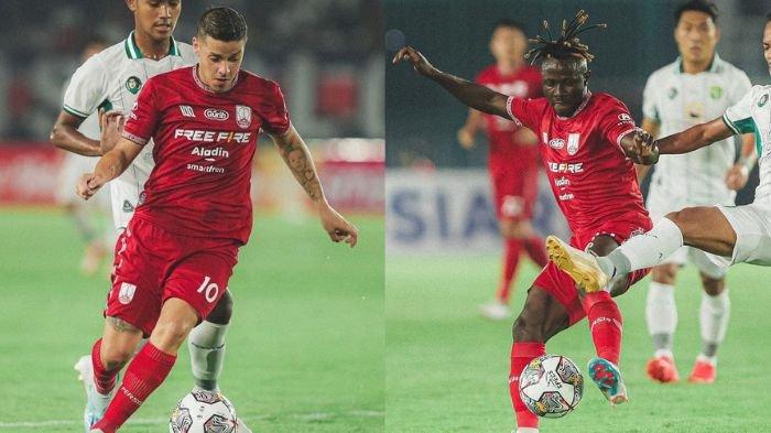Kolase Moussa Sidibe dan Alexis Messidoro. Dua Pemain andalan Persis Solo